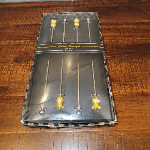 Two's Company Pineapple Bottle Opener only, Brass Finish NIB - Picture 3 of 5